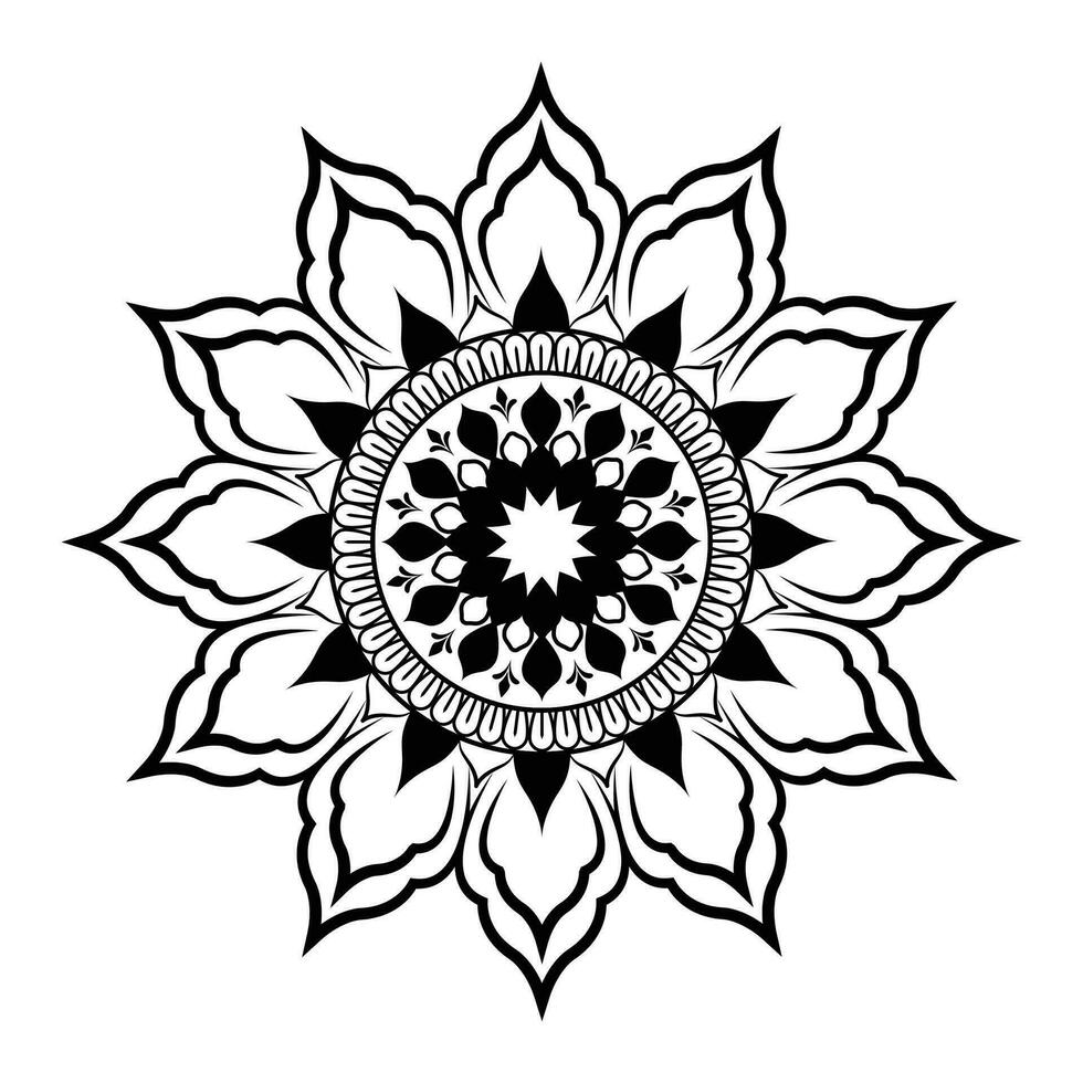 Mandala Background Design. vector