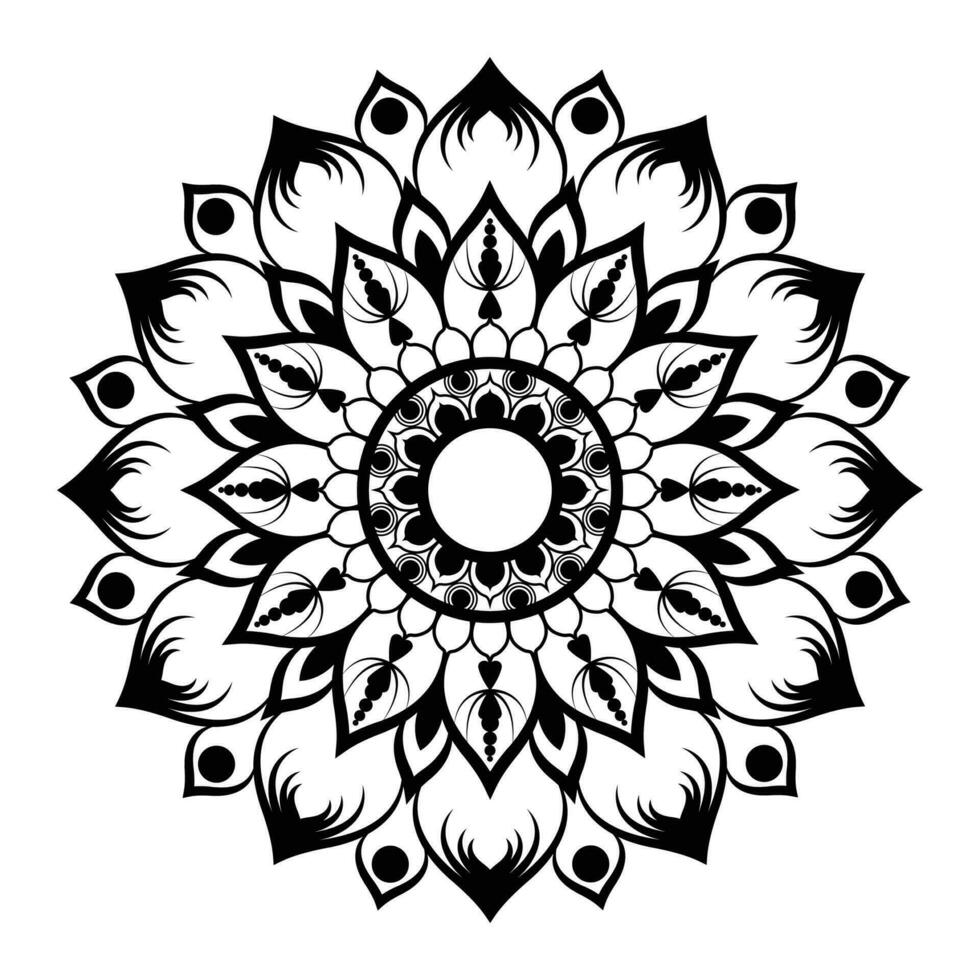 Mandala Background Design. vector