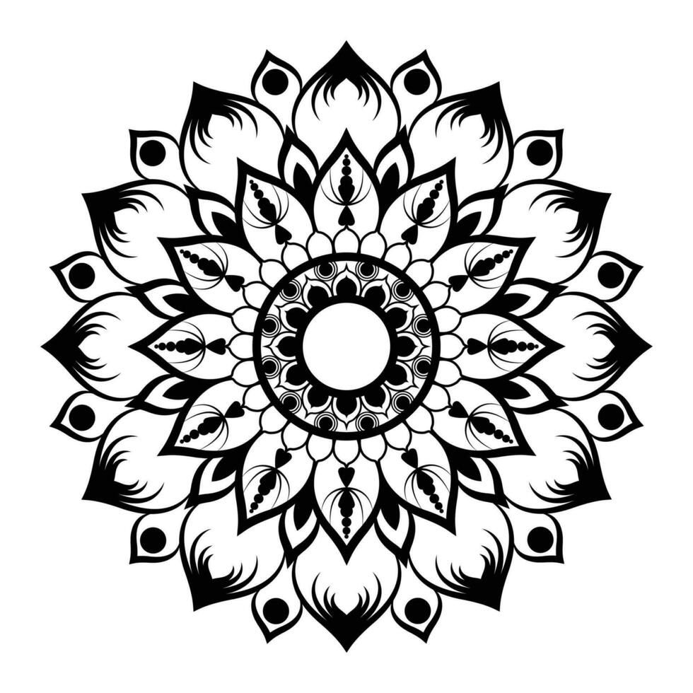 Mandala Background Design. vector