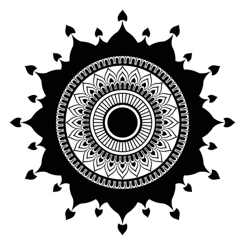 Mandala Background Design. vector
