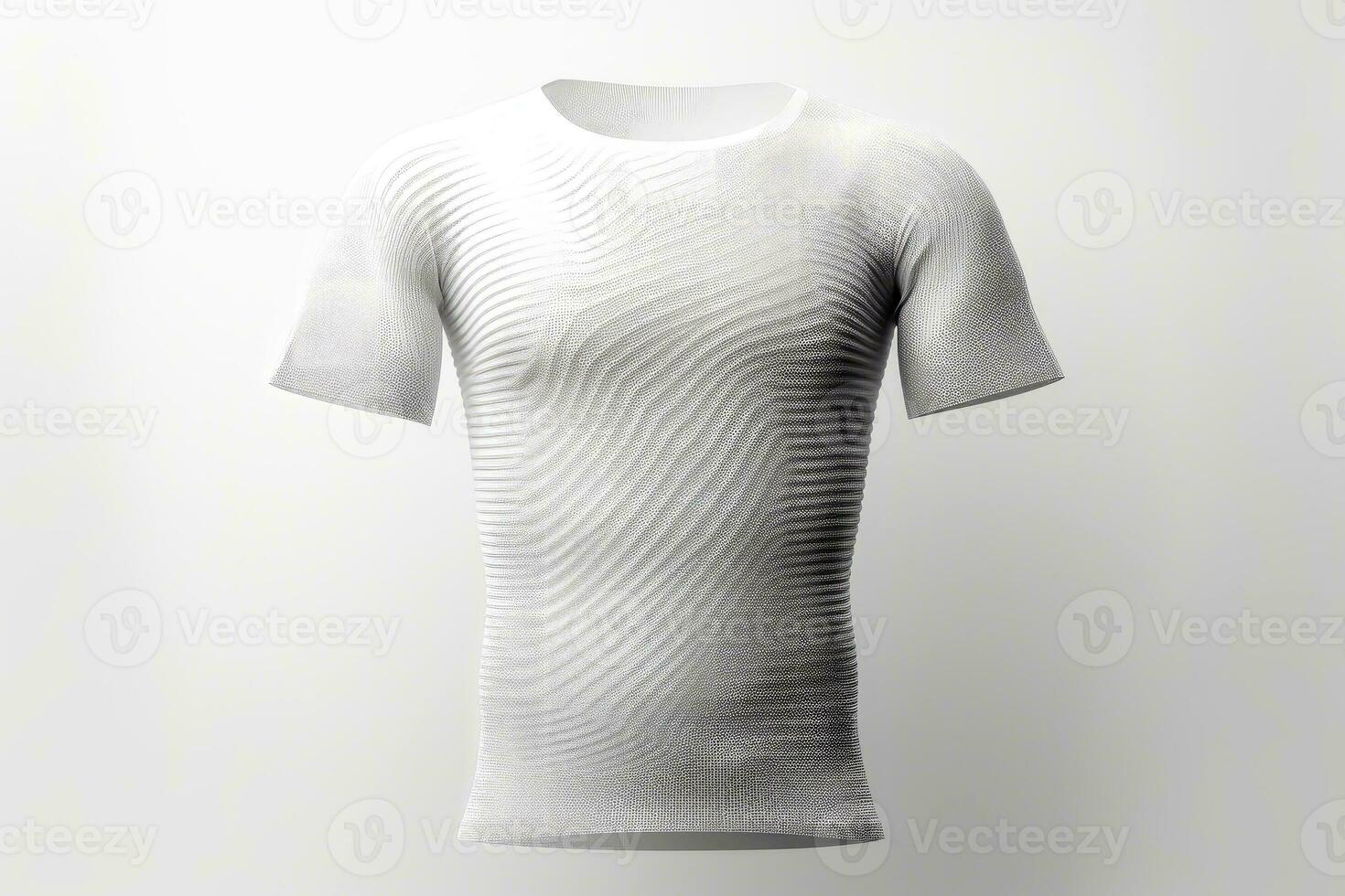 Mockup sports football team uniforms white shirt, Generative AI illustration photo