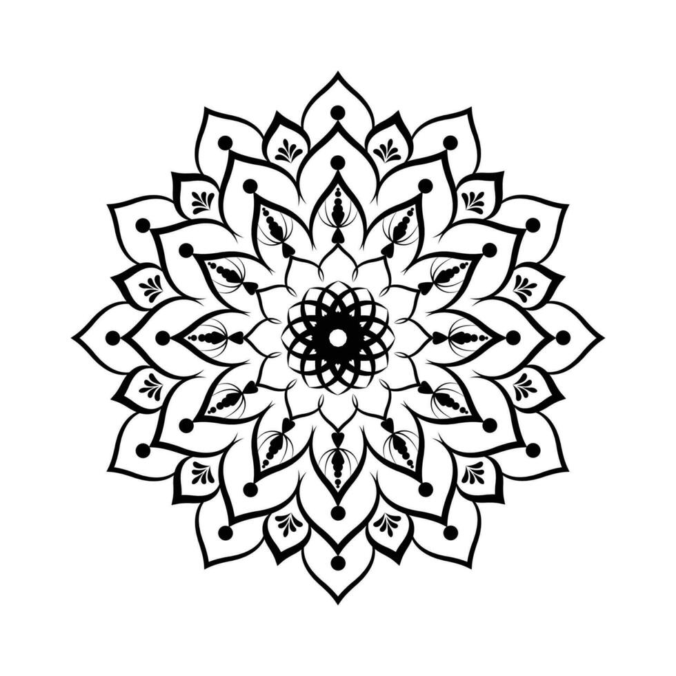 Mandala Background Design. vector