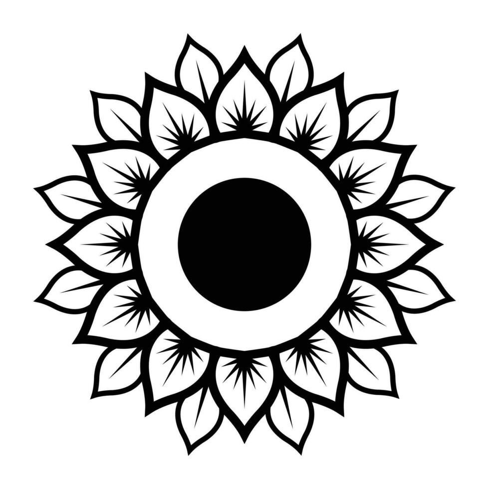 Mandala Background Design. vector