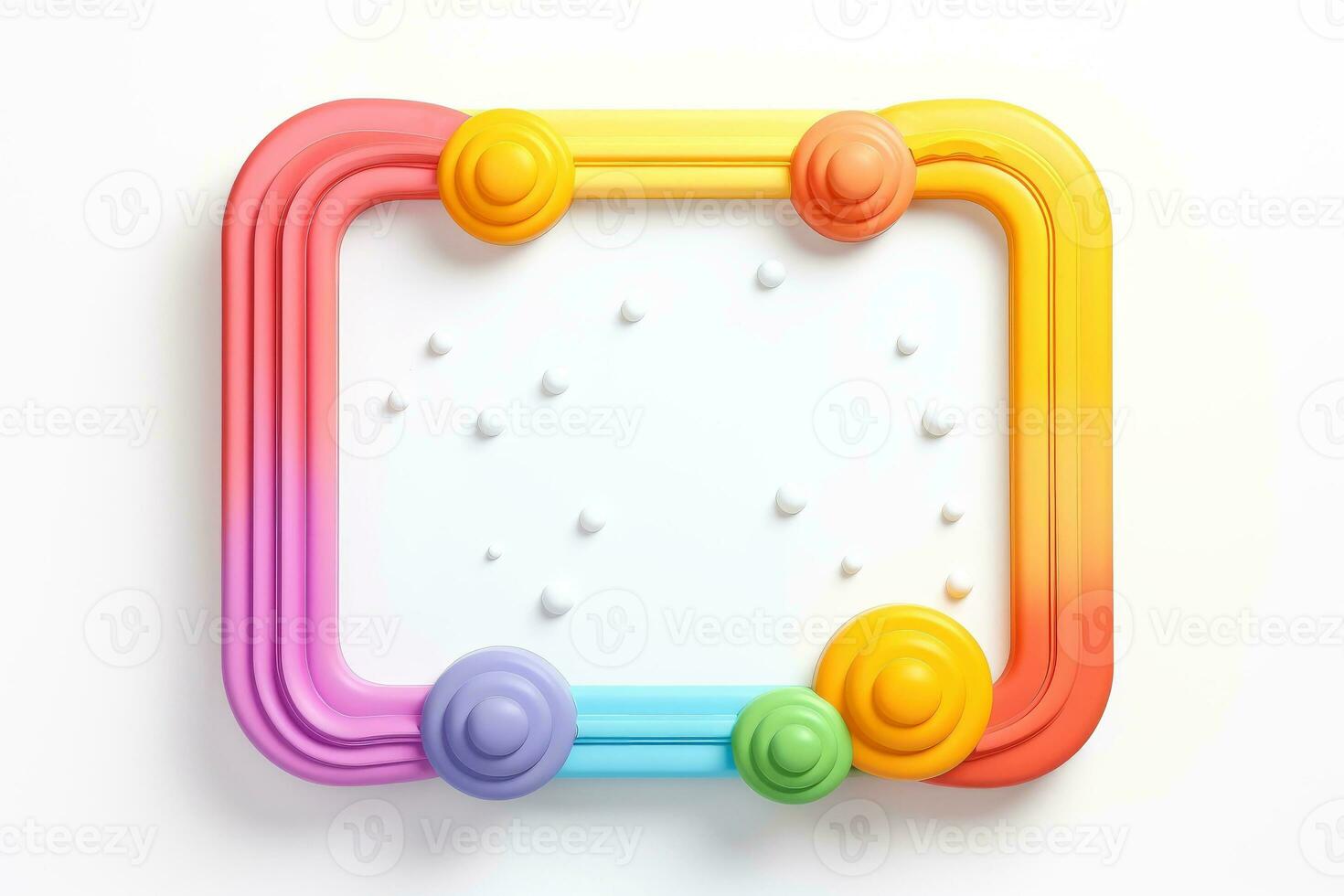 Mockup photo frames, Empty abstract shape framing for your design. template for picture, painting, poster, lettering or photo gallery, Generative AI illustration