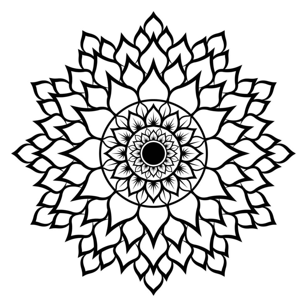 Mandala Background Design. vector