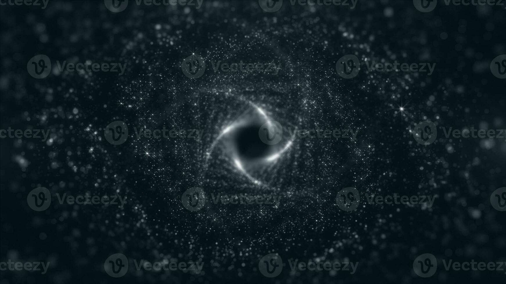 Tunnel particle twists, Tunnel abstract background. photo