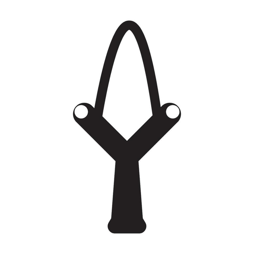 slingshot icon vector