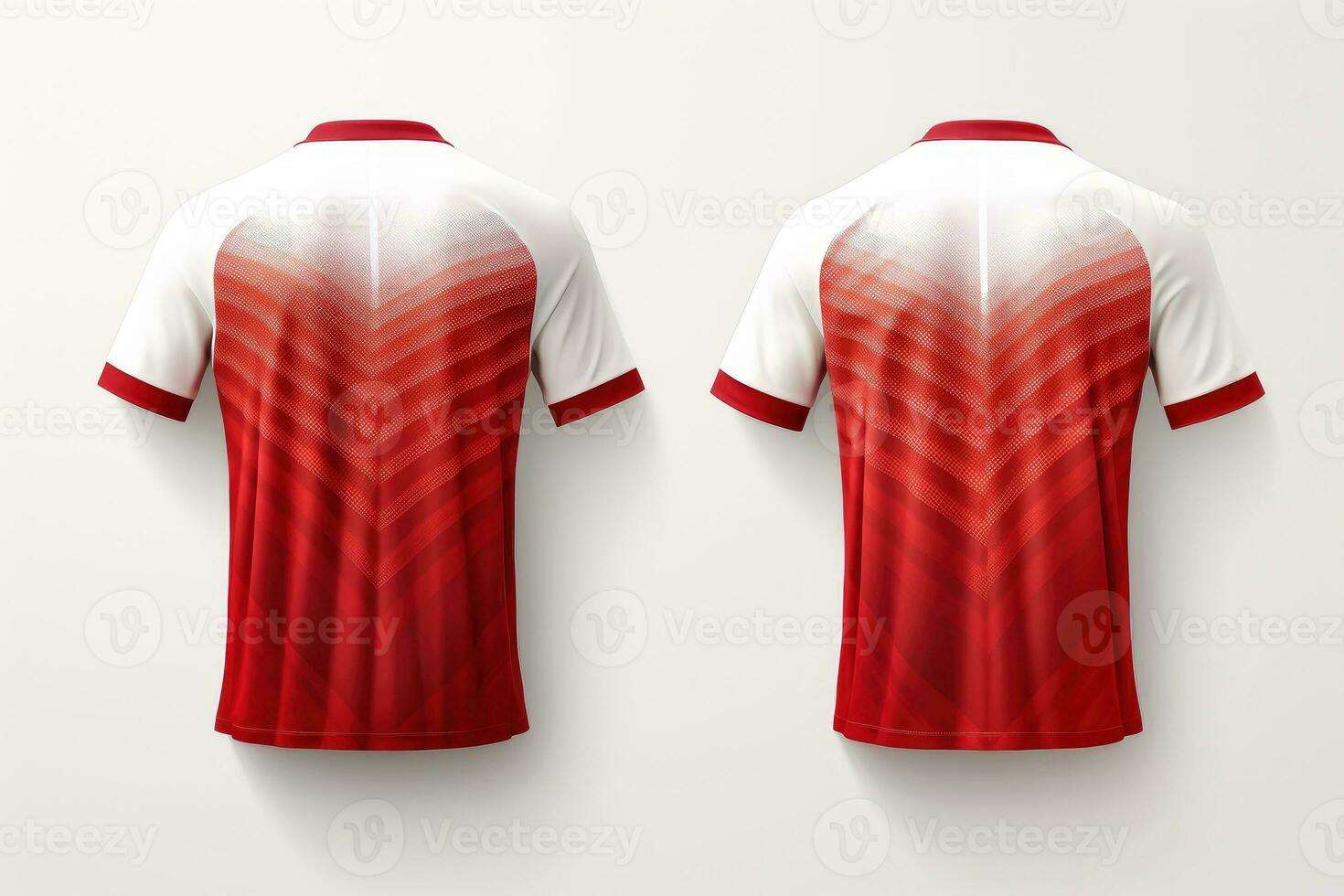 Mockup sports football team uniforms multicolors shirt, Generative AI illustration photo