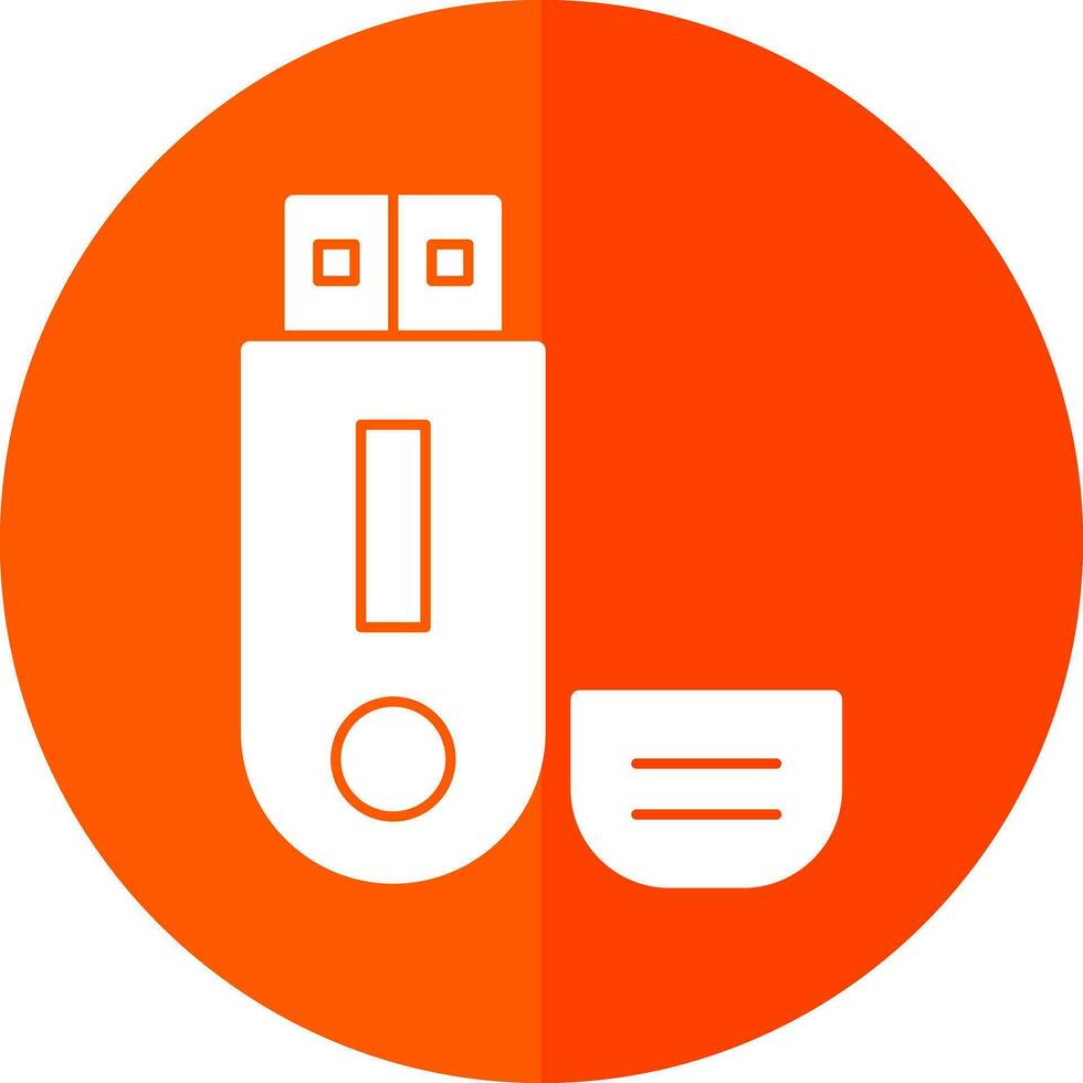 Pendrive Vector Icon Design