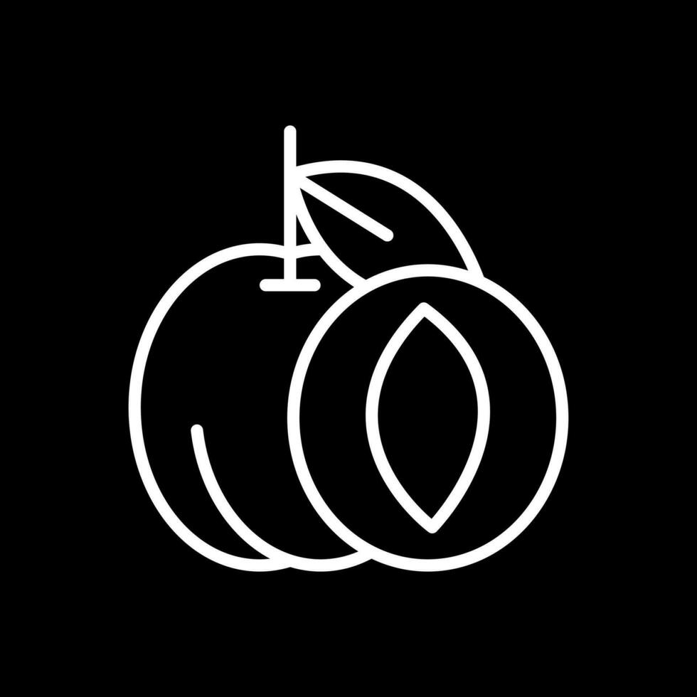 Apricot Vector Icon Design
