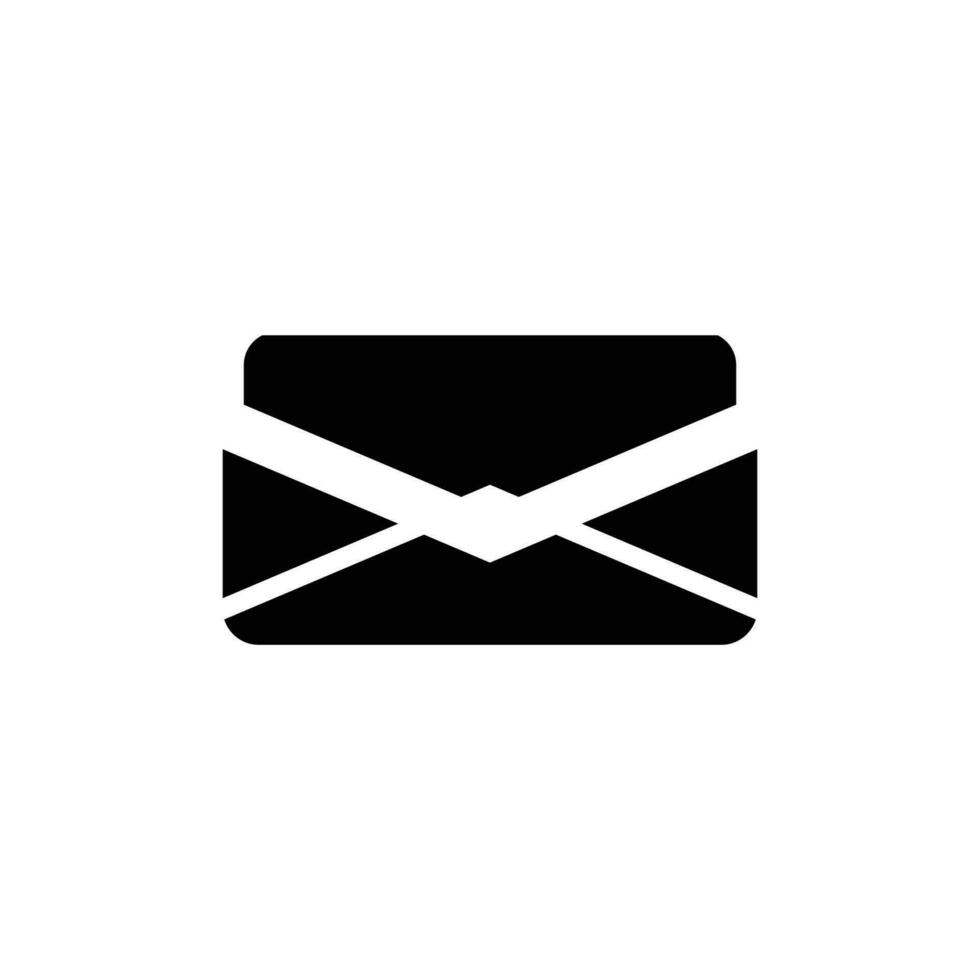 Envelope icon. Message button. Simple style cargo company poster background symbol. Cargo brand logo design element. Envelope t-shirt printing. Vector for sticker.