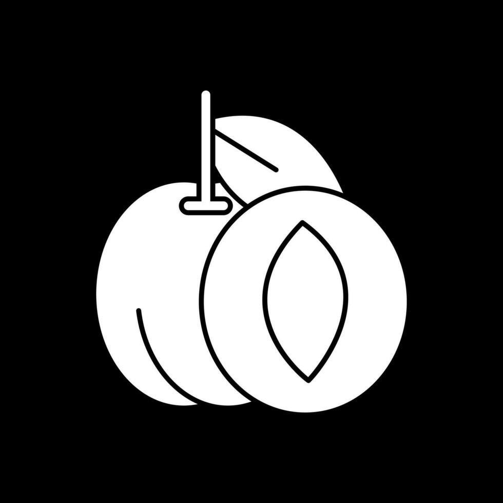 Apricot Vector Icon Design