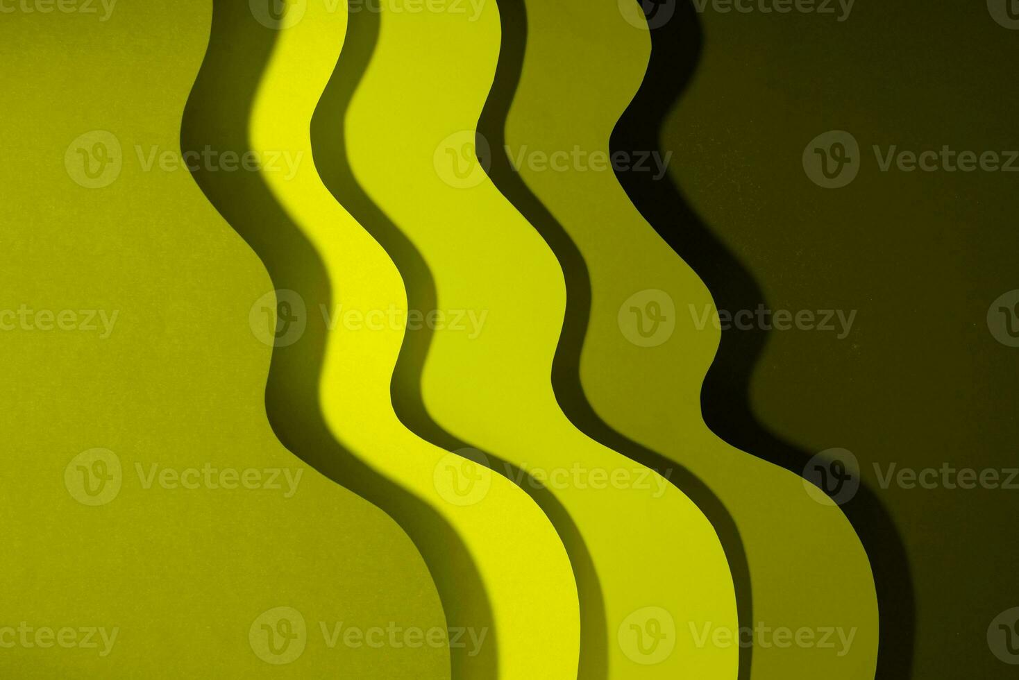 Abstract psychedelic papercut background photo