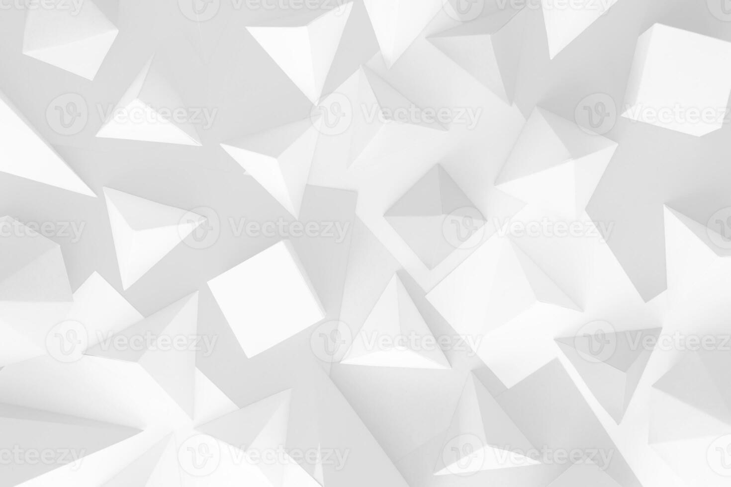 colorful geometric paper object pack photo