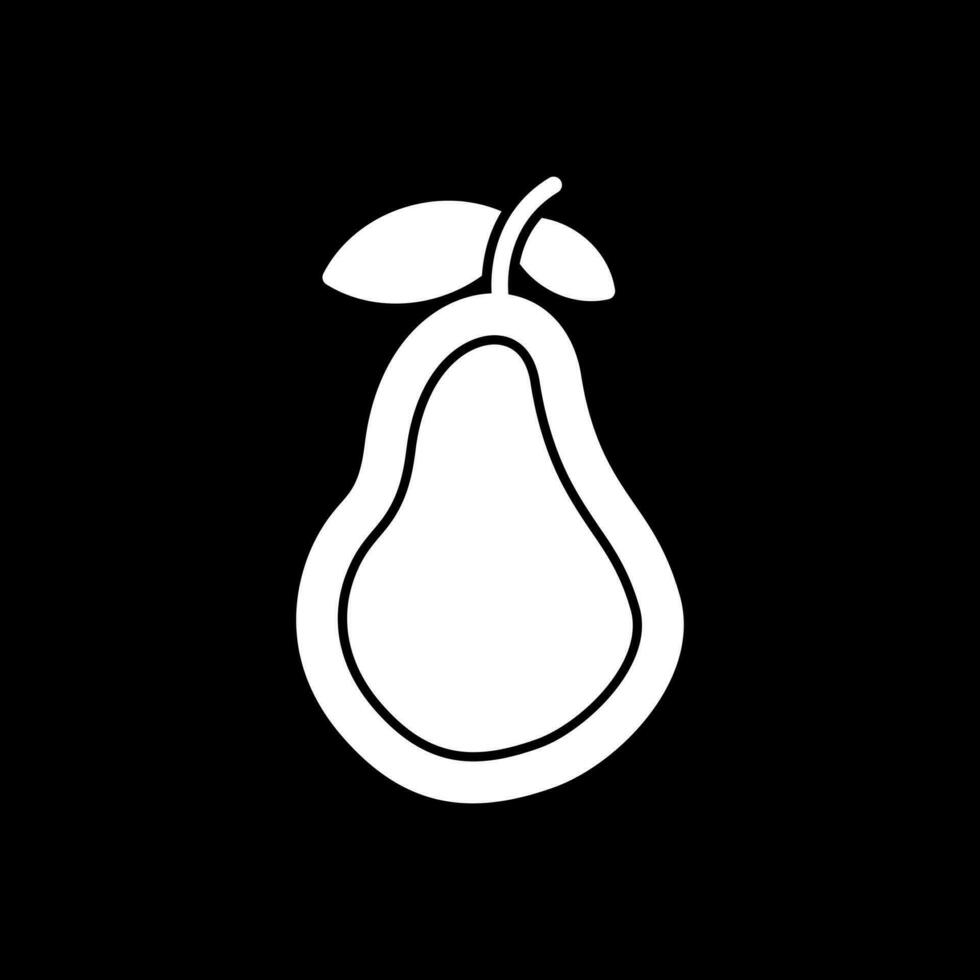 Pear Vector Icon Design