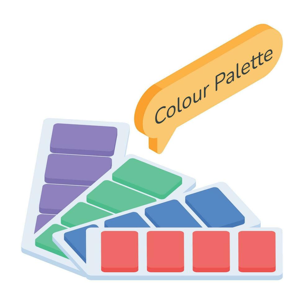 Isometric icon depicting pencil vector