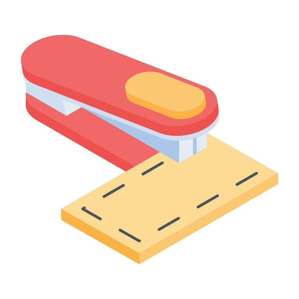 Check out file holder isometric icon vector