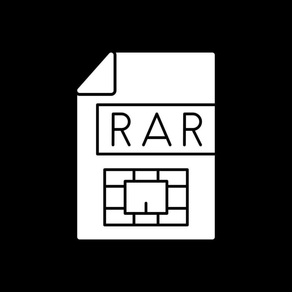 rar vector icono diseño