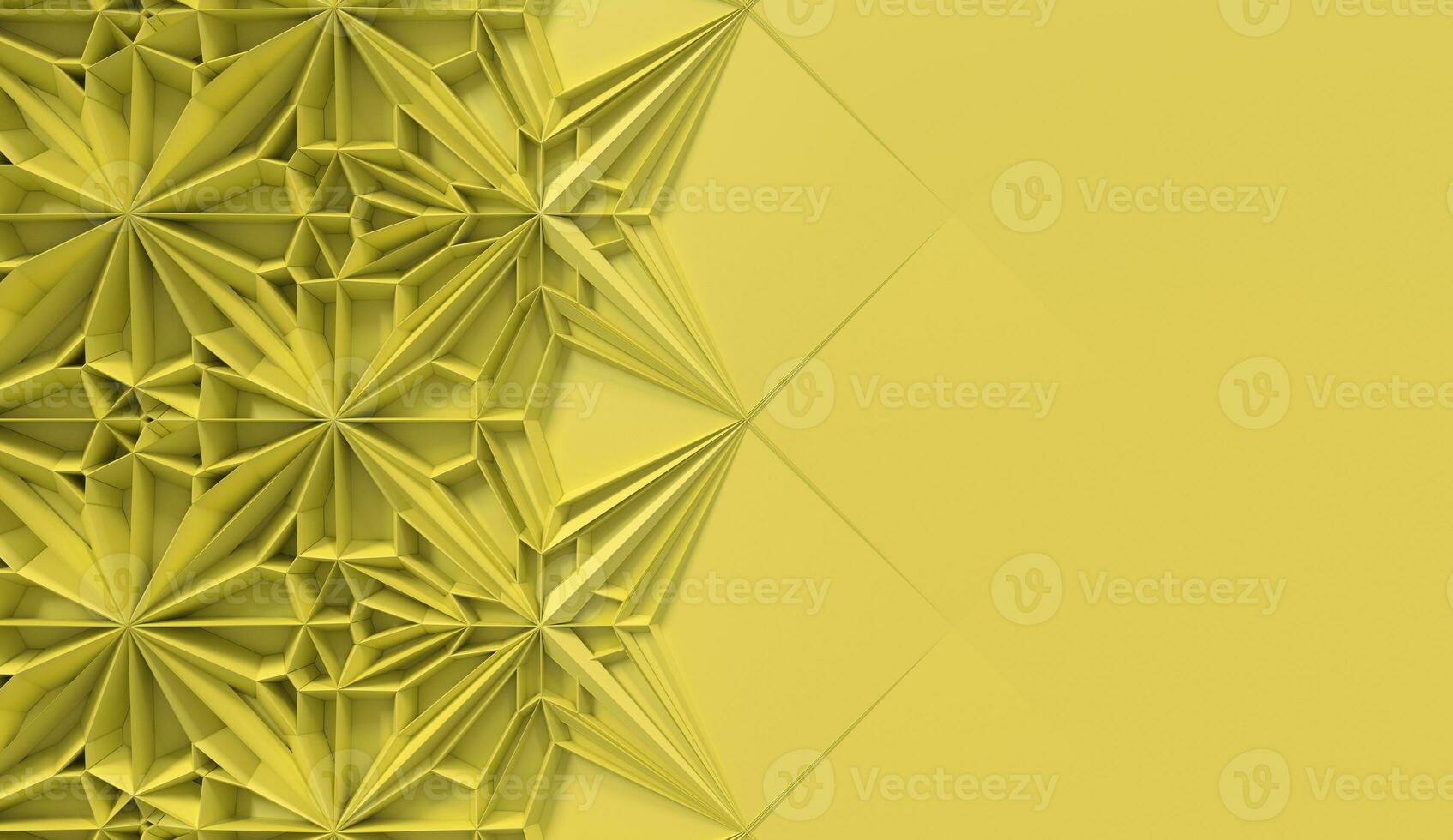 3d abstract geometrical background 3d render illustration photo