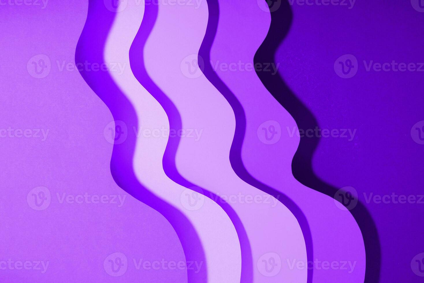 Abstract psychedelic papercut background photo