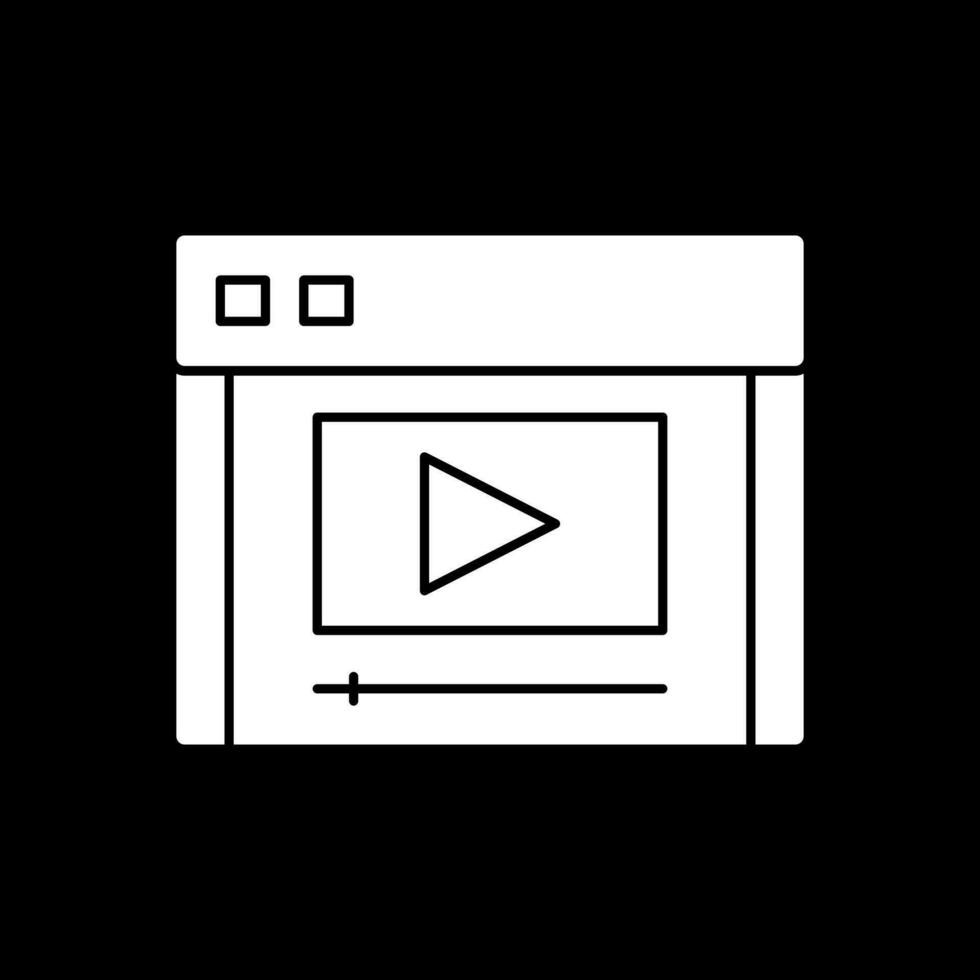 vídeo corriente vector icono diseño