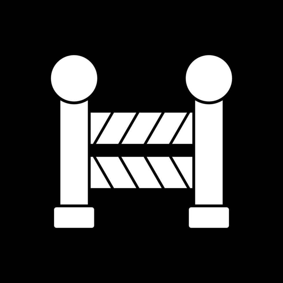Road Barrier  Vector Icon Design