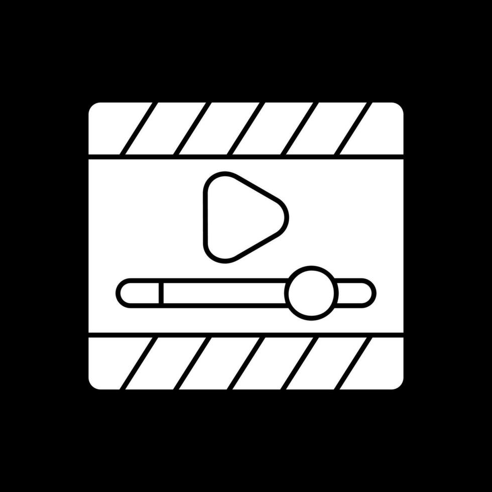 Video Player  Vector Icon Design