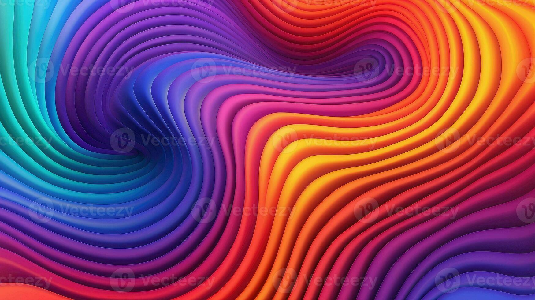 abstract wavy optical illusion ai generated photo