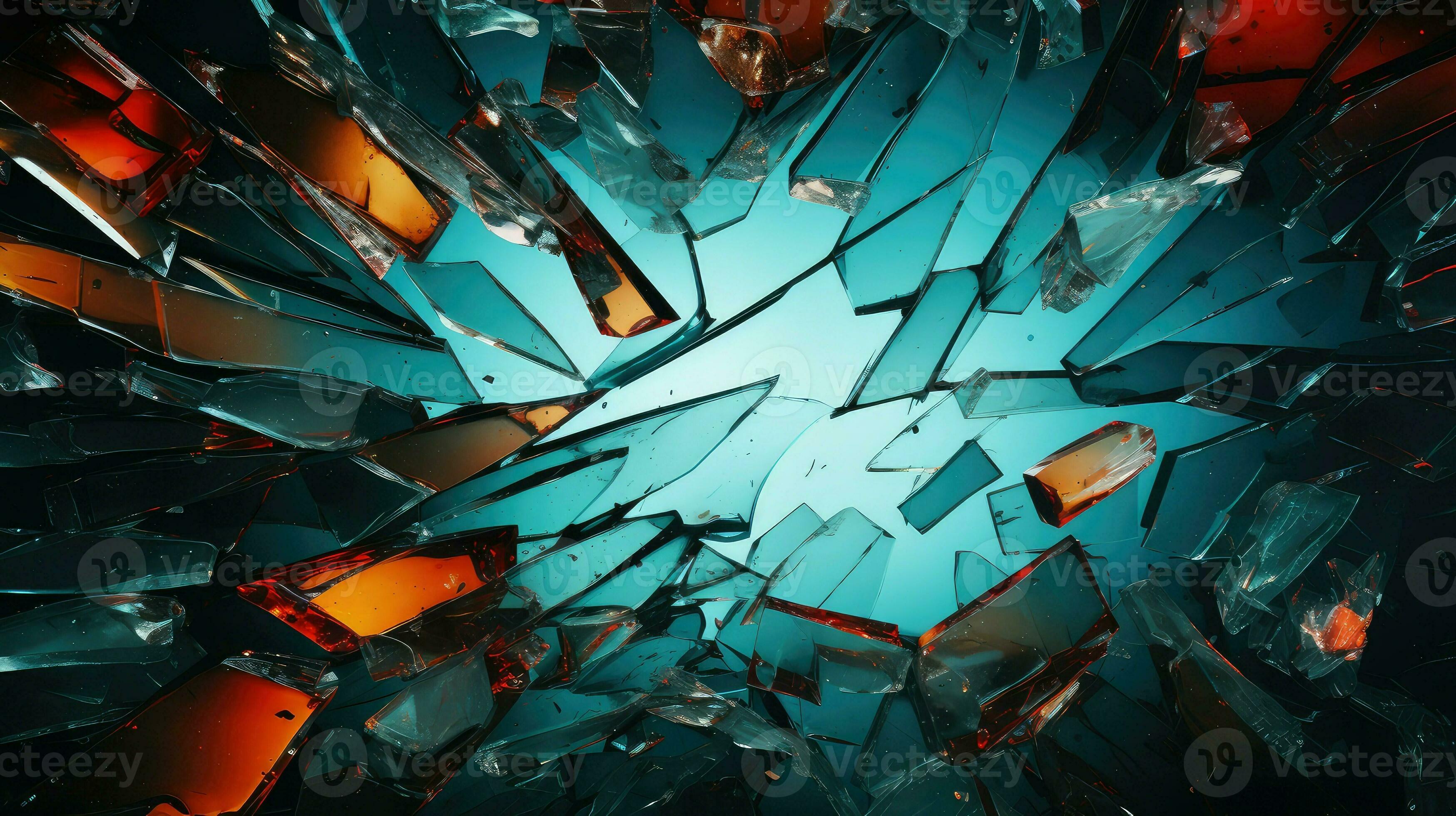 shatter scattered glass shatters ai generated 29596317 Stock Photo at