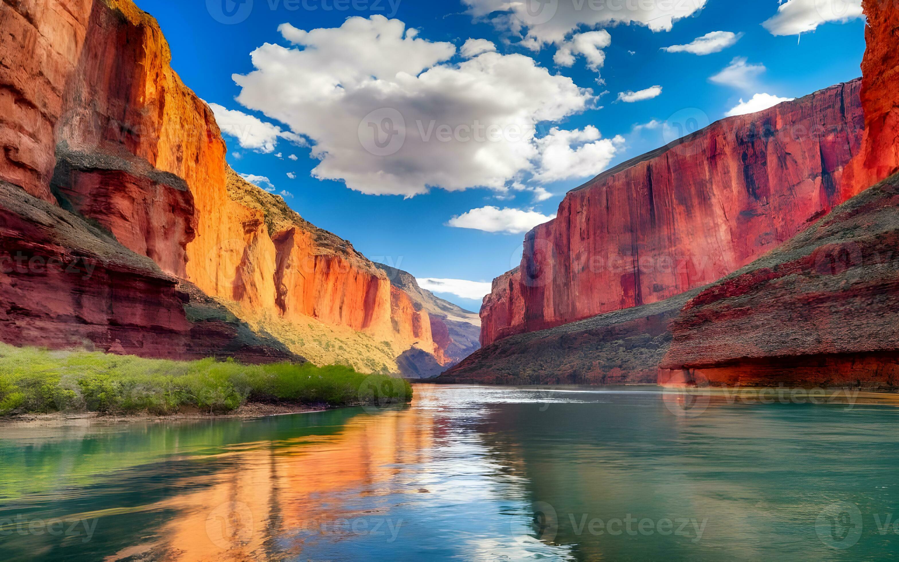 Epic Erosion, Unveiling the Majestic Tapestry of a Southwest Canyon's 