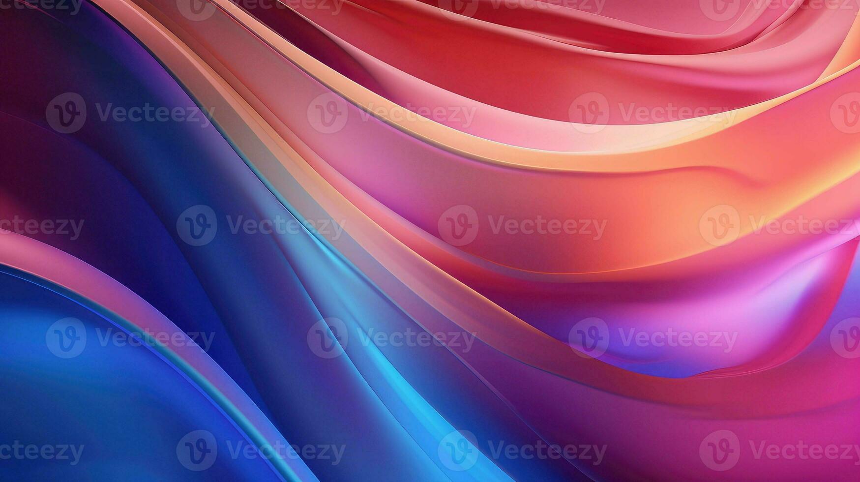 abstract gradient iridescent shape ai generated photo