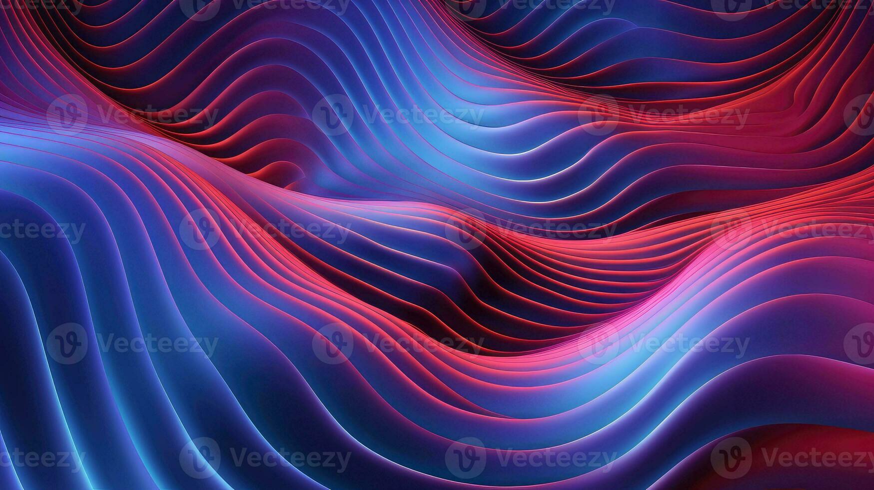 abstract wavy optical illusion ai generated photo