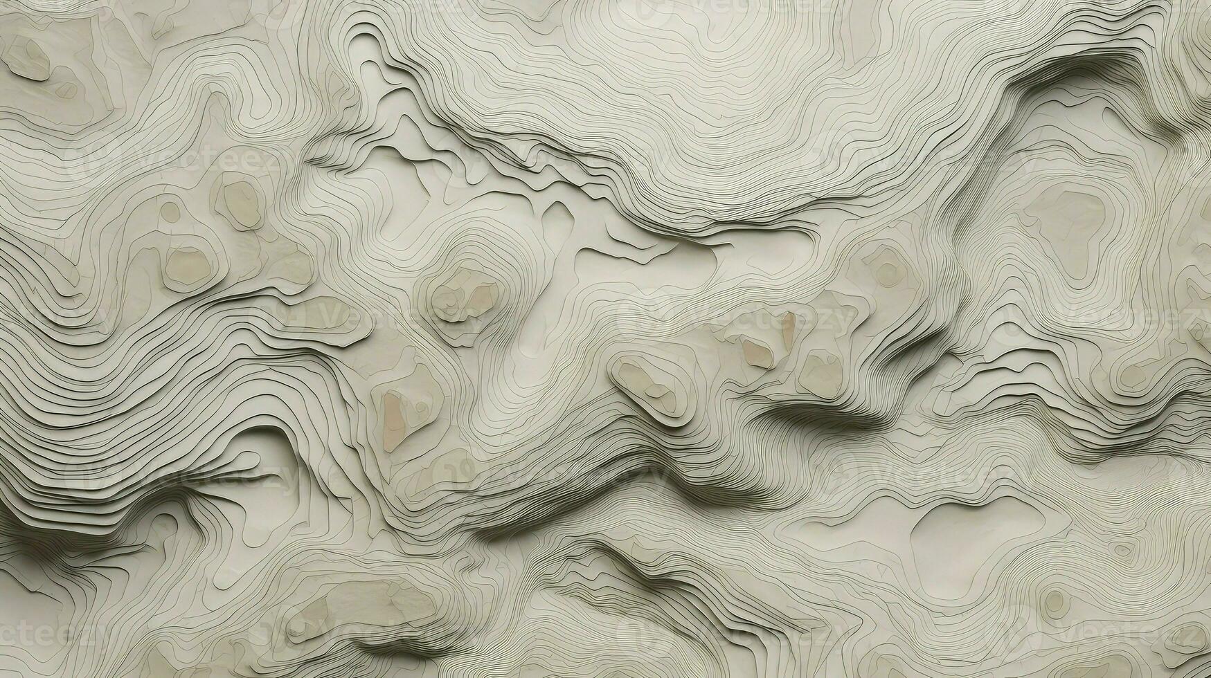 abstract terrain map contours ai generated photo