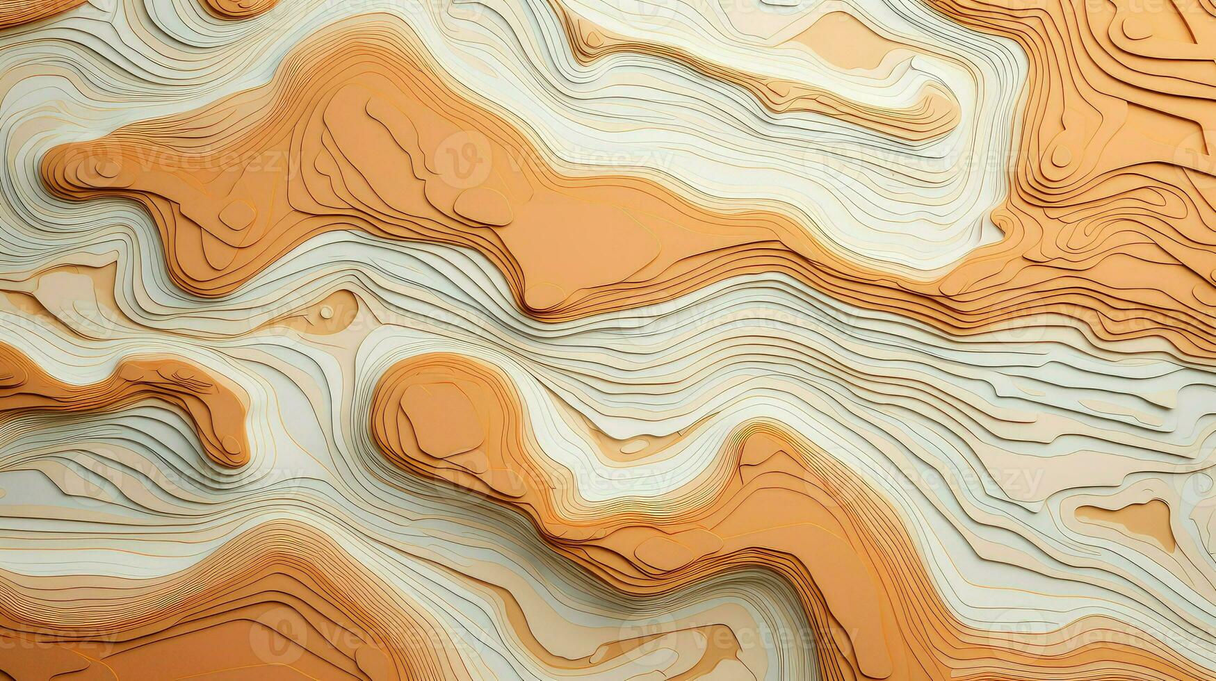 contour terrain map contours ai generated photo