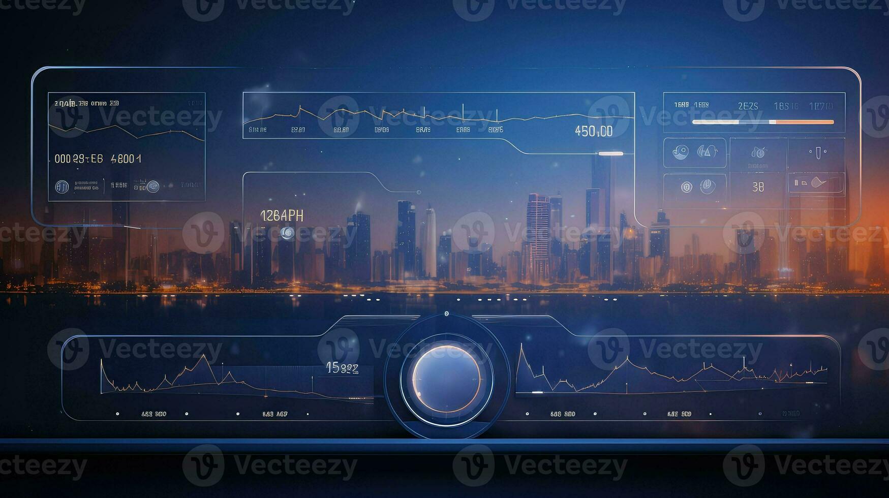 technology route dashboard futuristic ai generated photo