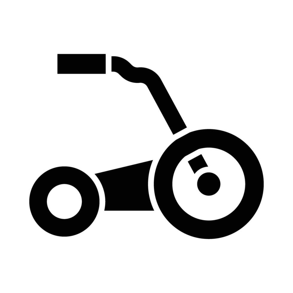 Lawn Roller Vector Glyph Icon For Personal And Commercial Use.