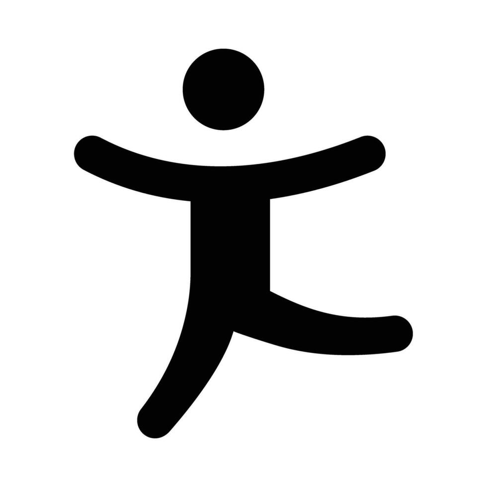 Gymnastics Vector Glyph Icon For Personal And Commercial Use.