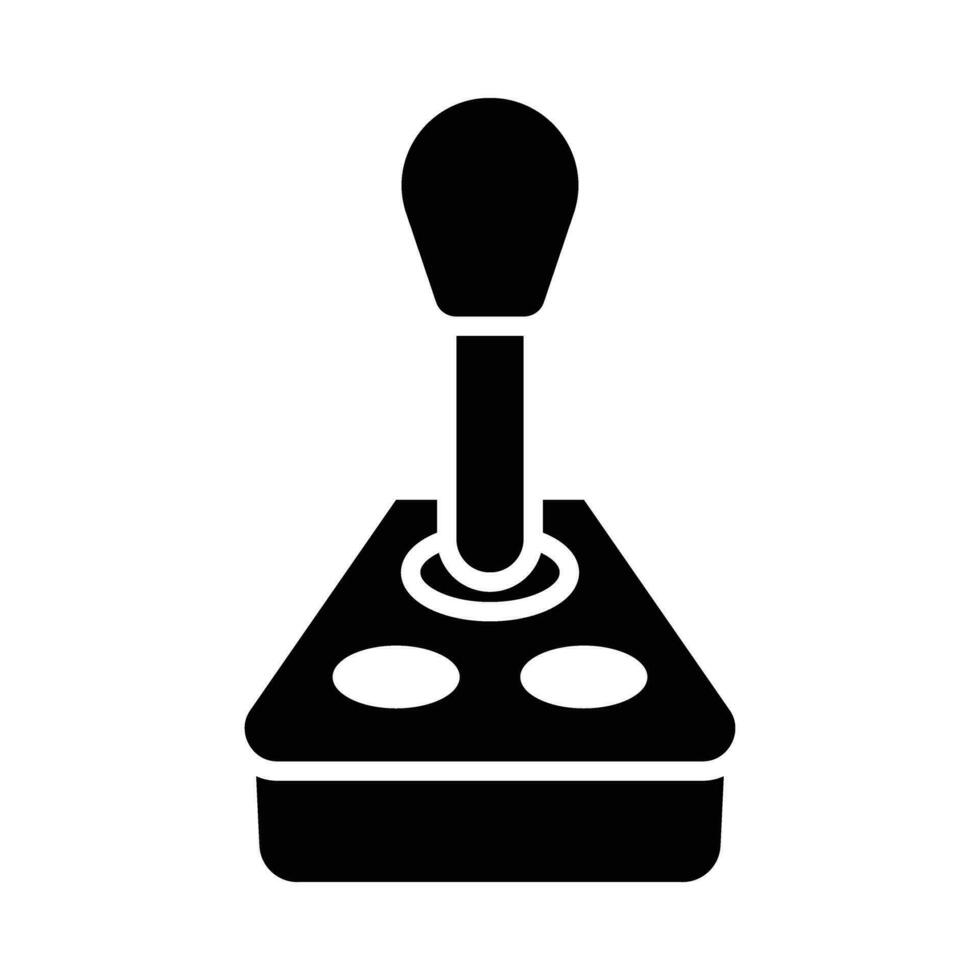 Joystick Vector Glyph Icon For Personal And Commercial Use.