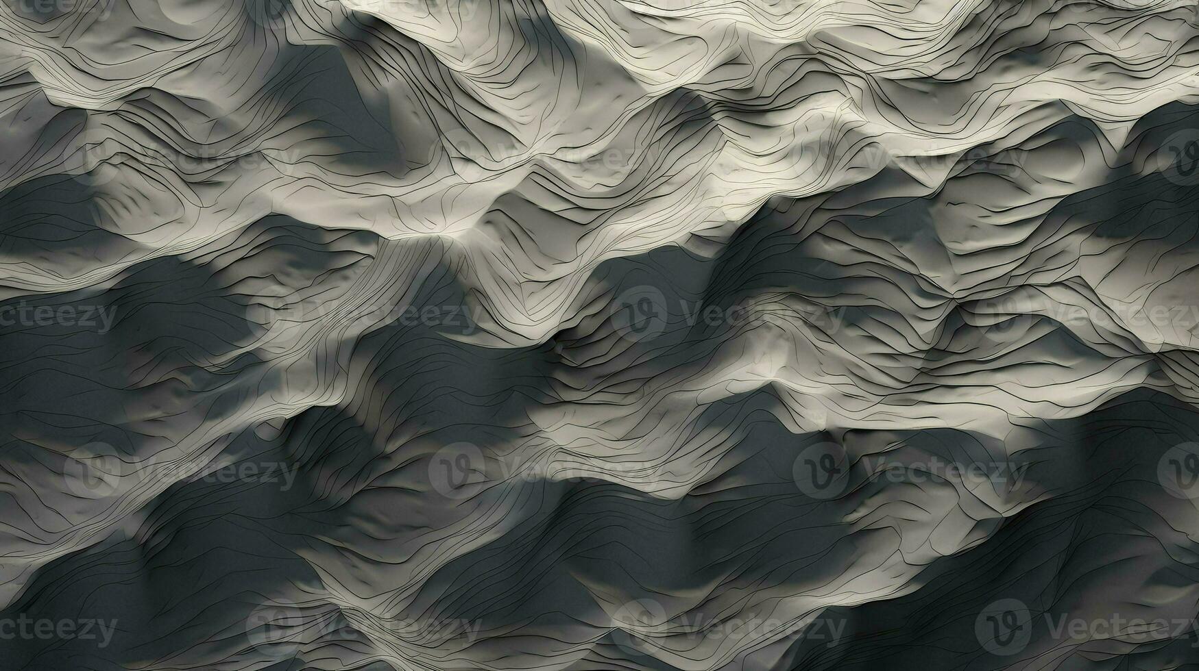 contour terrain map contours ai generated photo