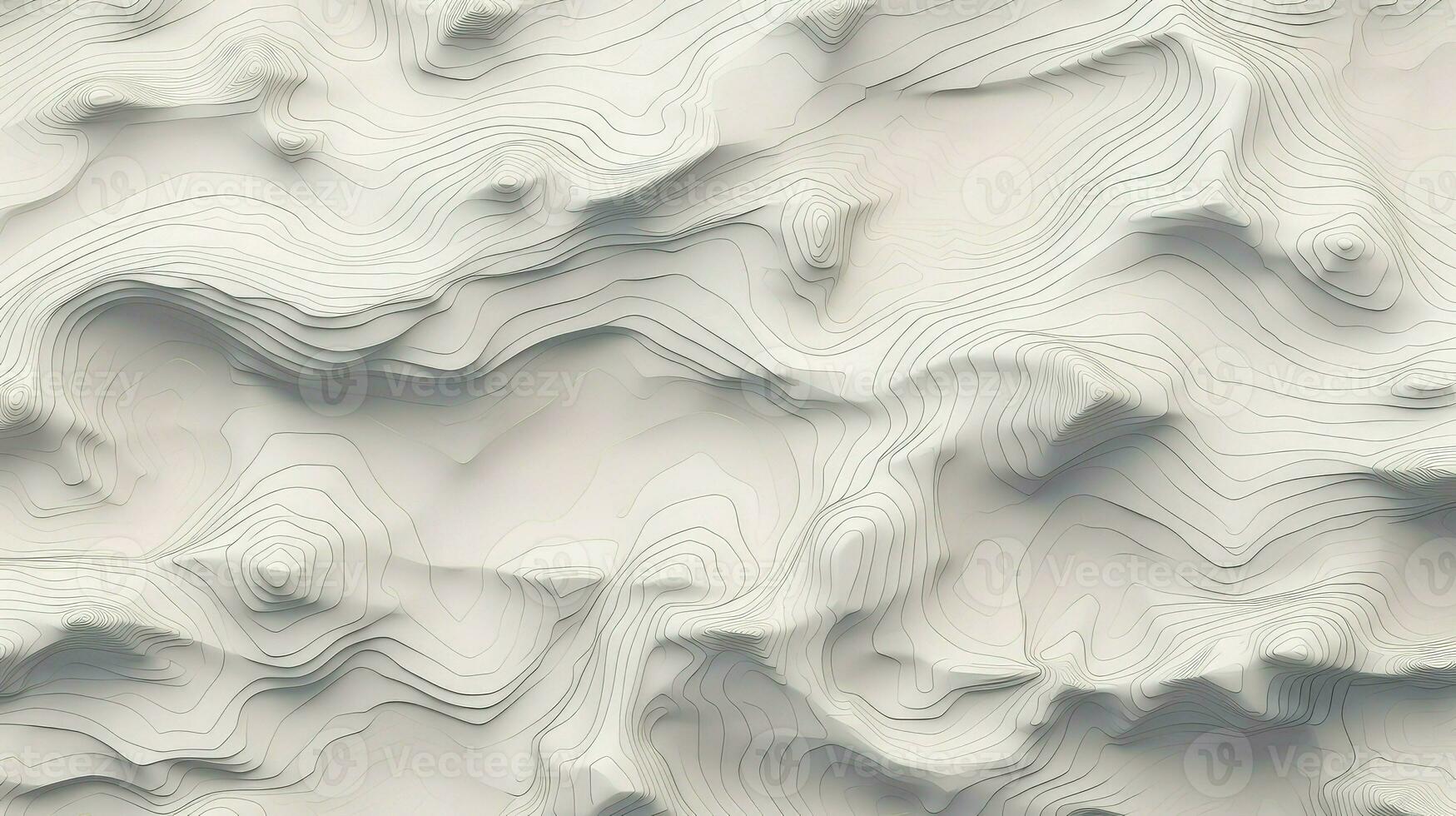 abstract terrain map contours ai generated photo