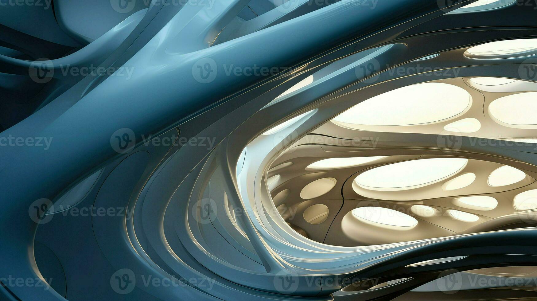 wallpaper futuristic organic structure ai generated photo