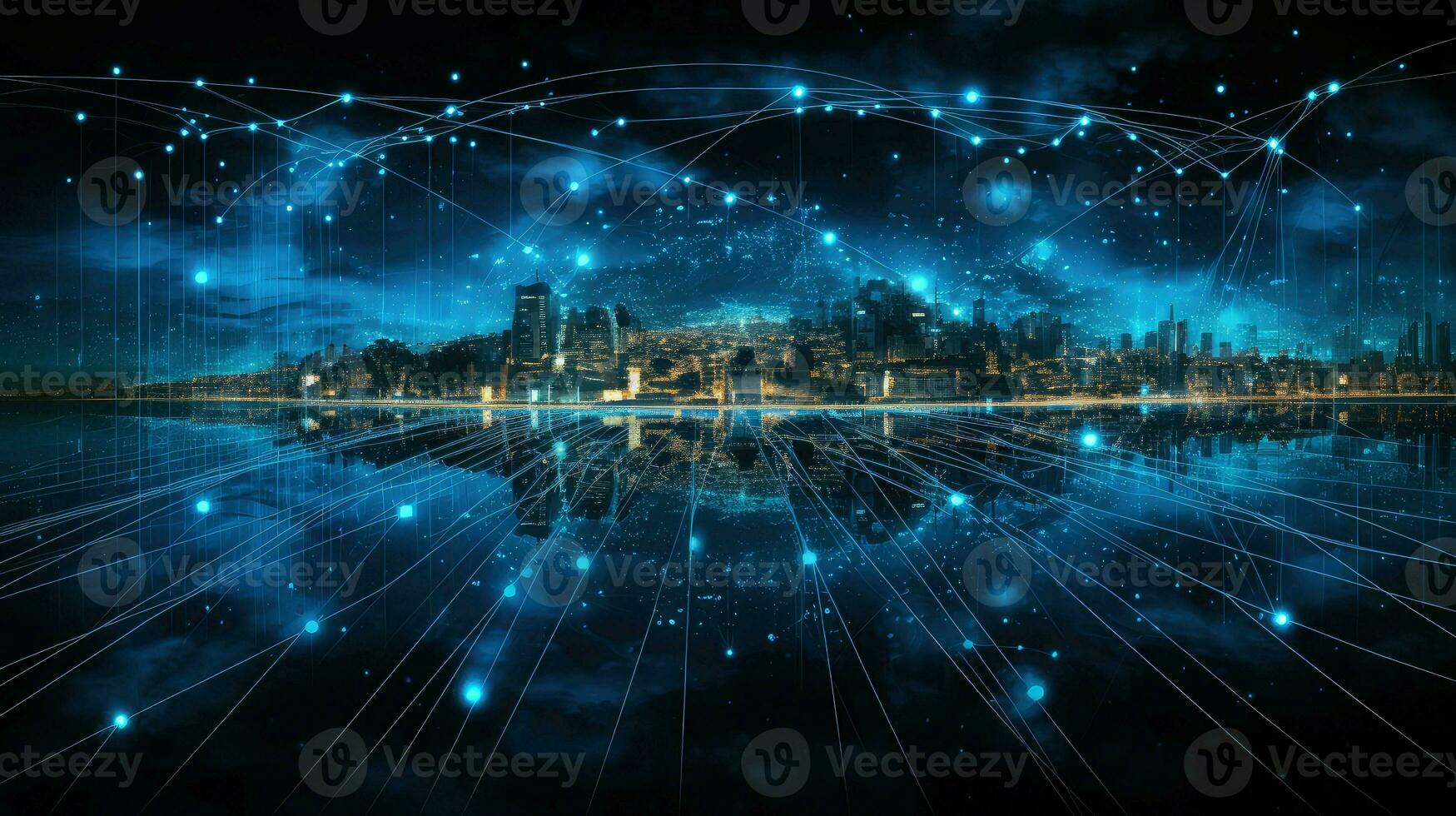 ai digital data flow ai generated 29597195 Stock Photo at Vecteezy