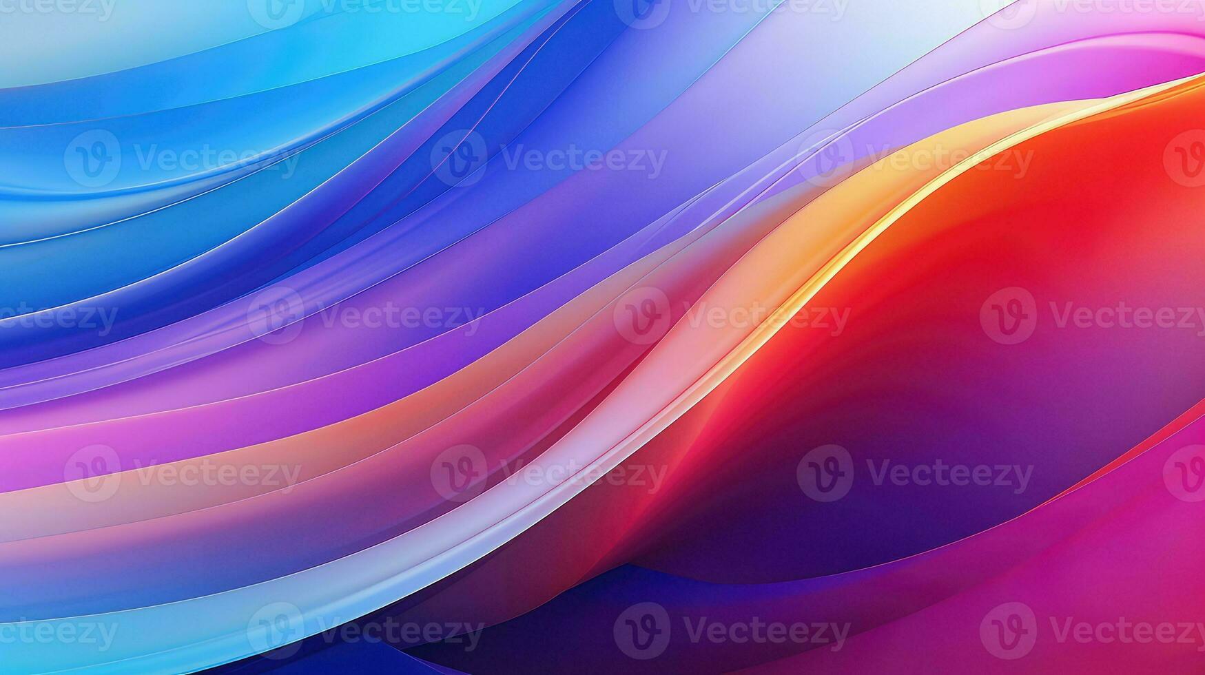 background gradient iridescent shape ai generated photo