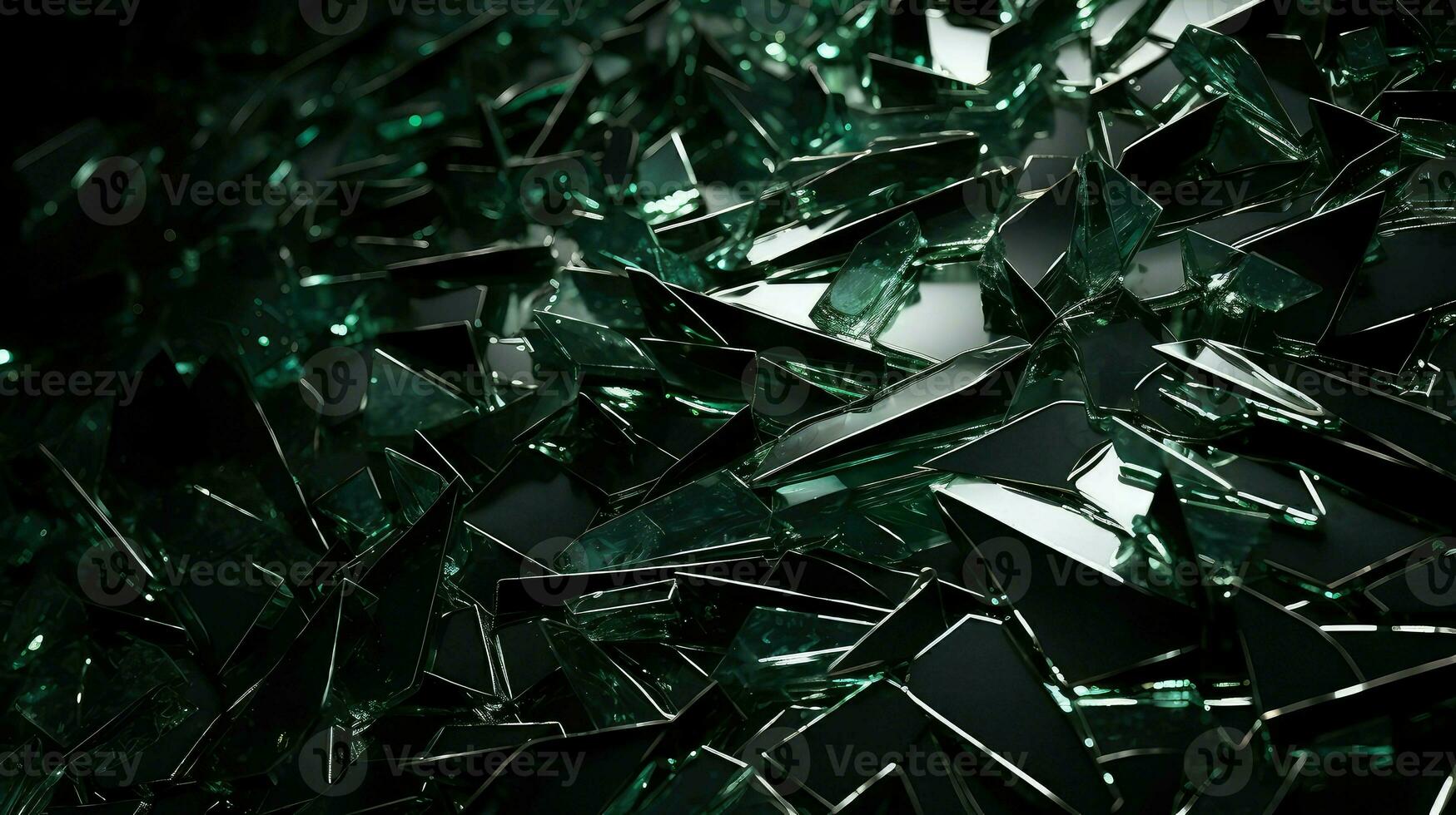 shatter scattered glass shatters ai generated photo