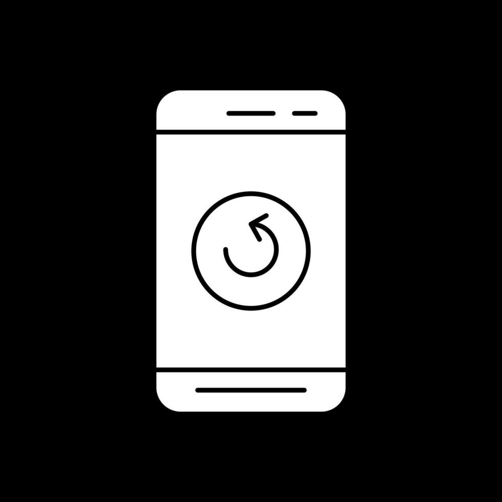 Mobile Refresh  Vector Icon Design