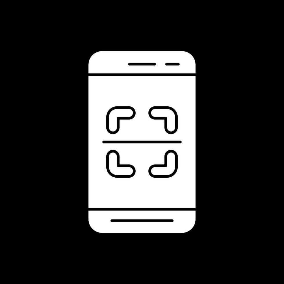 Mobile Scanner  Vector Icon Design