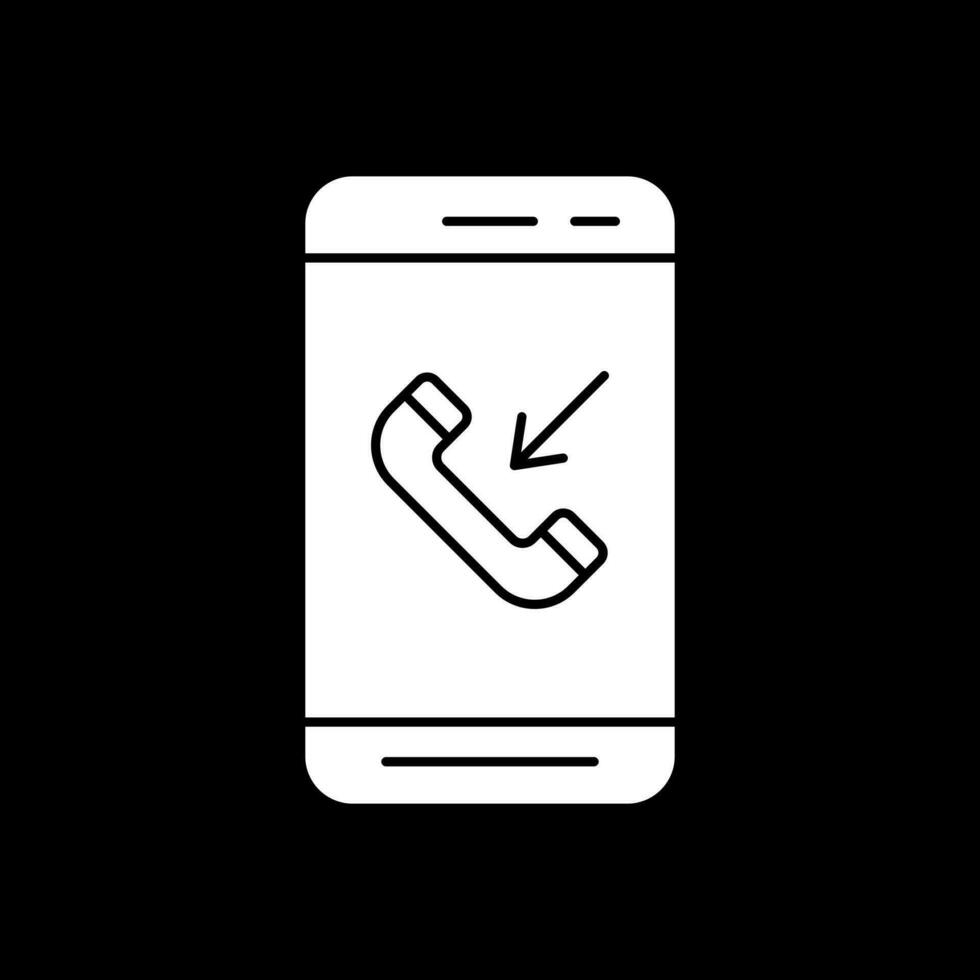 Incoming Call  Vector Icon Design