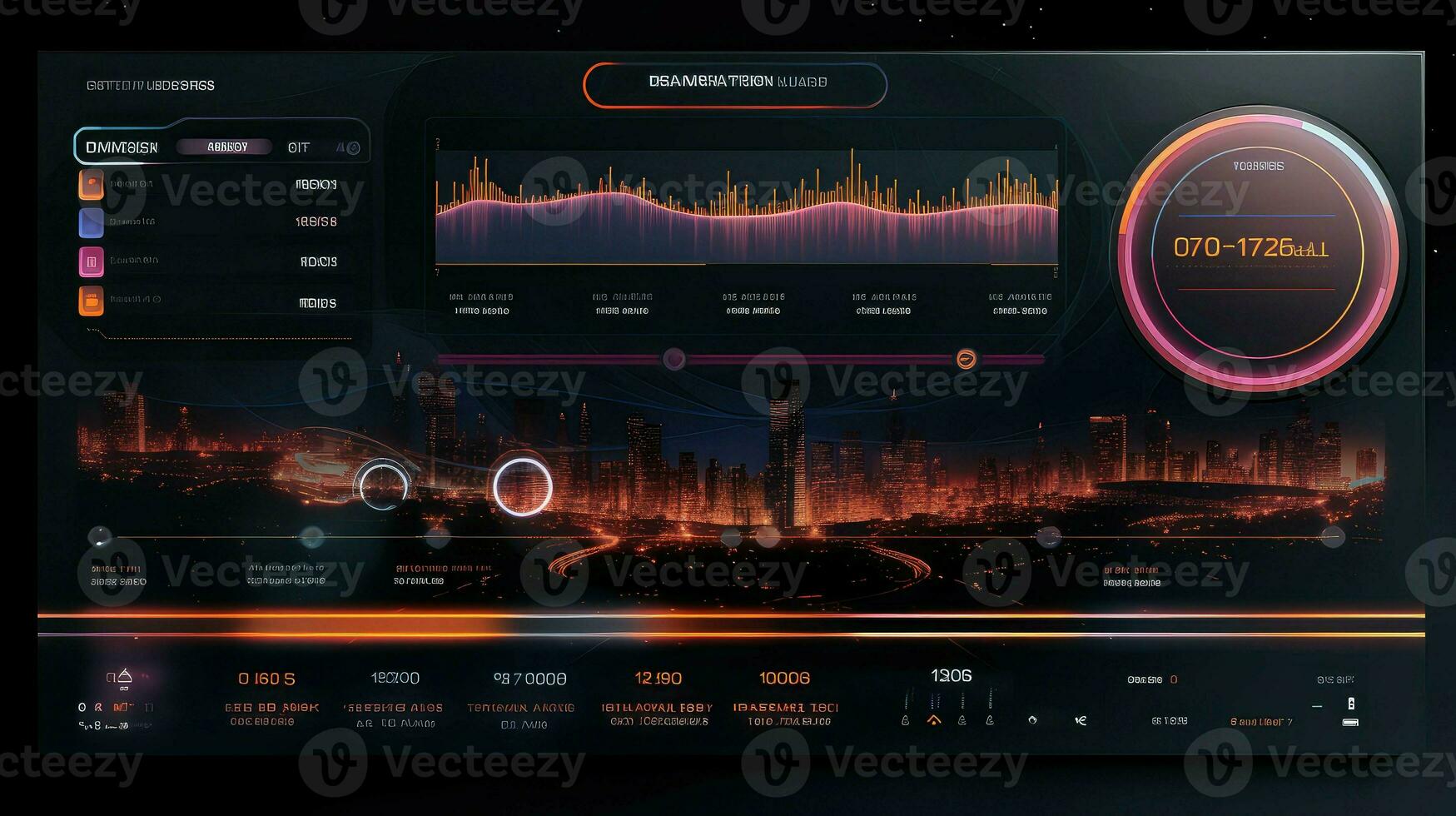 location route dashboard futuristic ai generated photo