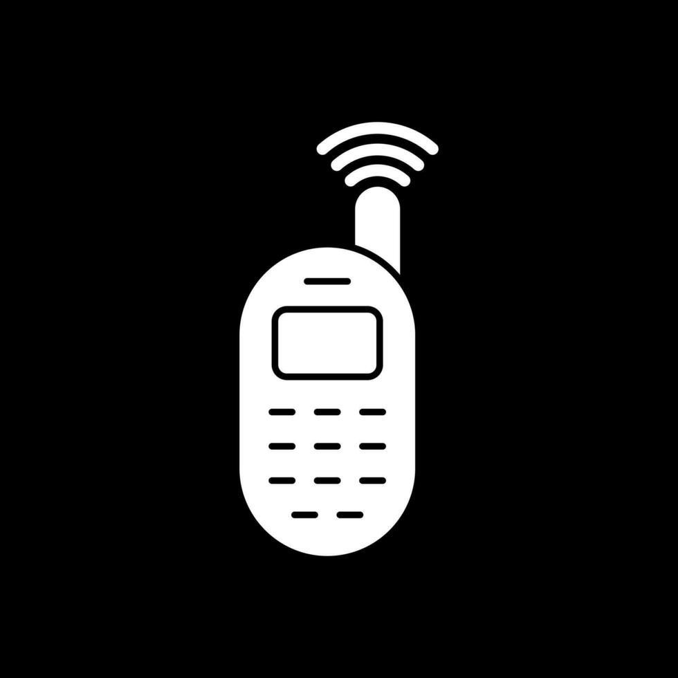 walkie película sonora vector icono diseño