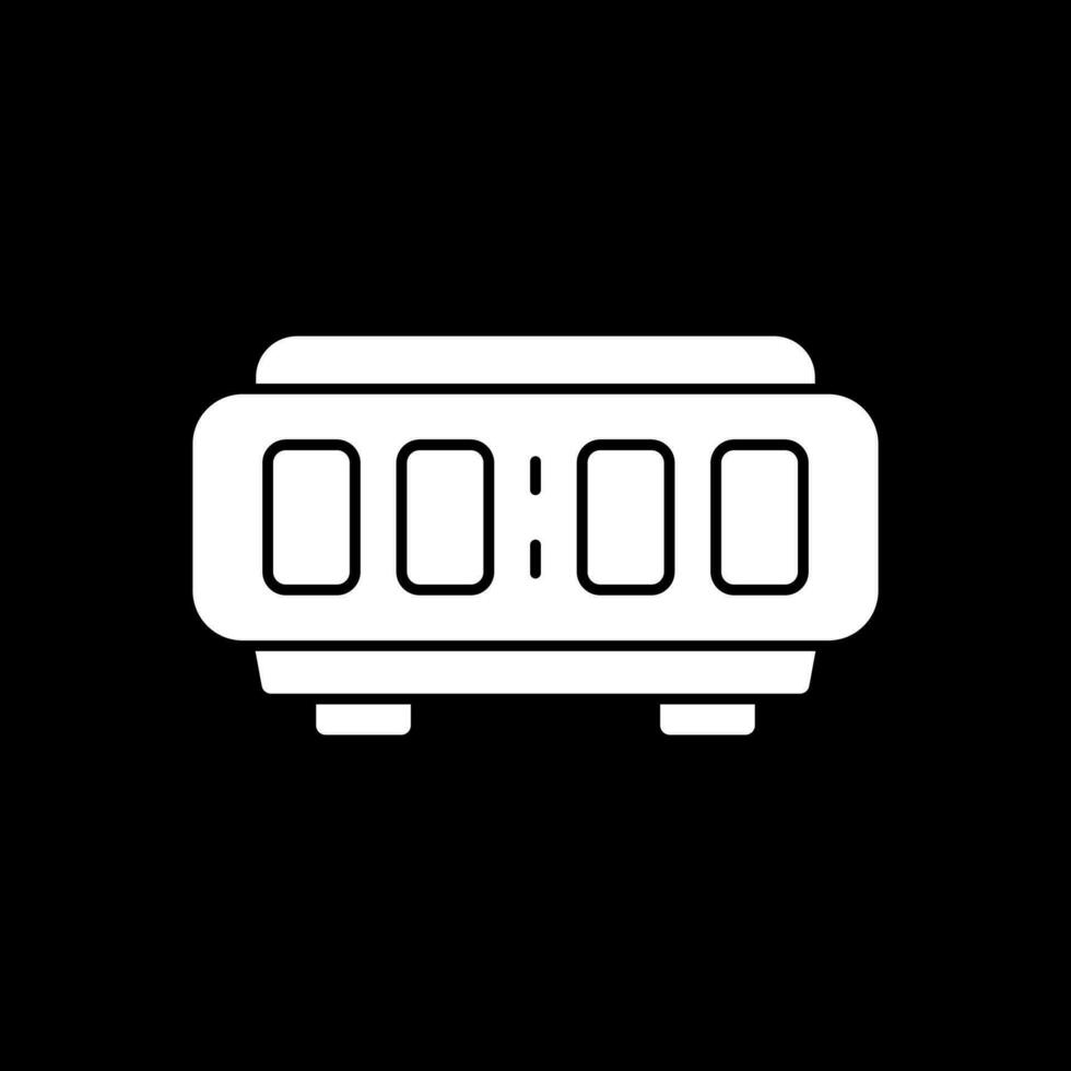 Digital Alarm Clock  Vector Icon Design